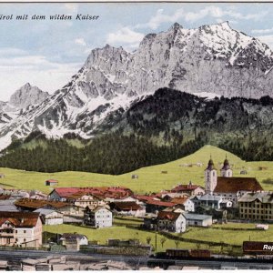 St. Johann in Tirol mit dem wilden Kaiser