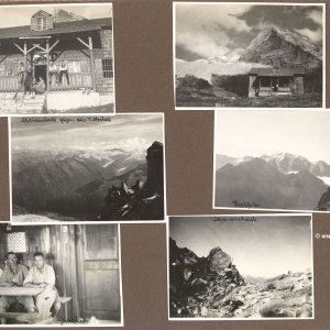 Valsertal, Alpeiner Scharte, Geraer Hütte, 1930er-Jahre