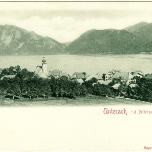 Unterach am Attersee um 1900