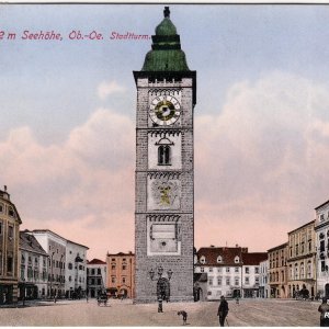 Enns, Stadtturm um 1914