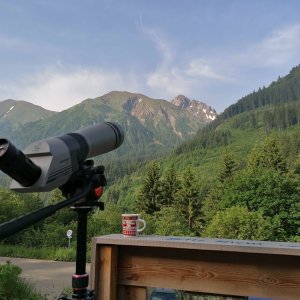 Beobachtungsposten auf der Einser-Hütte