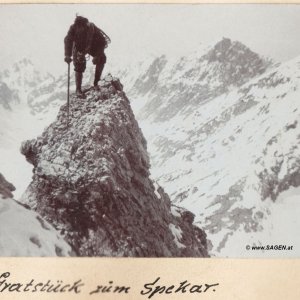 Gratstück zur Speckkarspitze