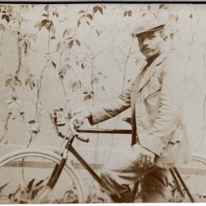 Porträt Fahrradfahrer