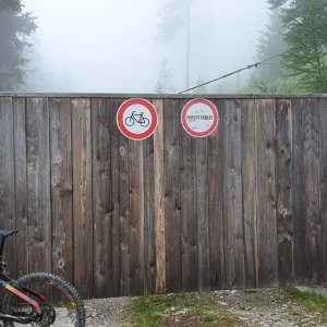 Mountainbiker nicht willkommen