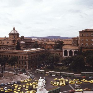 Taxistandplatz Rom, 1960er Jahre