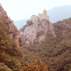 Eggental Schlucht 1976 - Burg Karneid