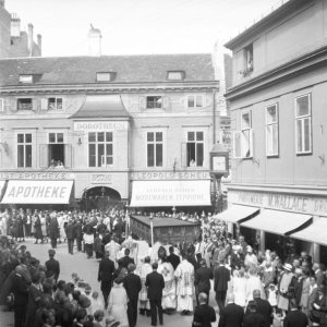 Fronleichnamsprozession Baden bei Wien 1930