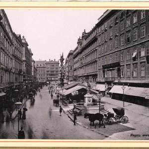 Wien Am Graben 1887