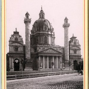 Wien Karlskirche 1887