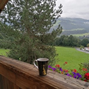 Morgenkaffee in Kirchberg in Tirol