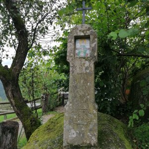 Bildstock aus Granit bei der Ruine Ruttenstein