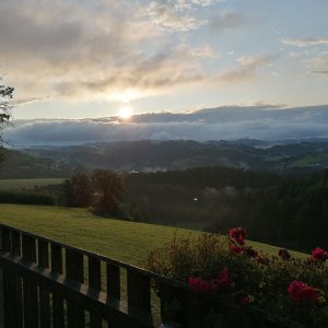 Sonnenaufgang in Königswiesen