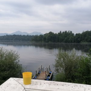 Morgenkaffee am Abtsdorfer Seee