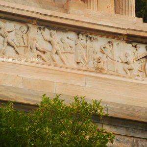 Das Schliemann Mausoleum in Athen. Erster Athener Friedhof