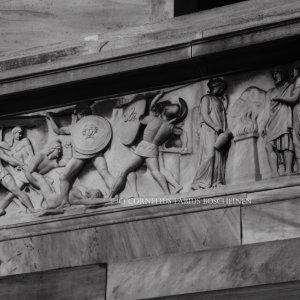 Das Schliemann Mausoleum in Athen. Erster Athener Friedhof