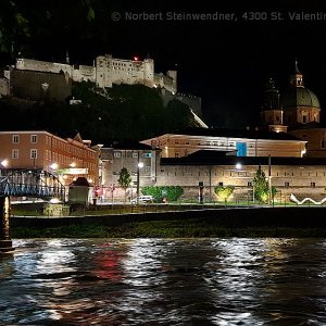 Salzburg - Abendstimmung Giselakai