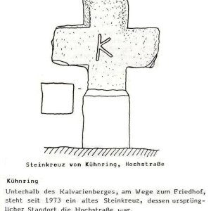 Das Steinkreuz von Kühnring, Bezirk Horn, Niederösterreich