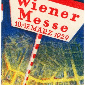 Reklamemarke Wiener Messe 1929