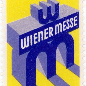 Reklamemarke Wiener Messe 1932