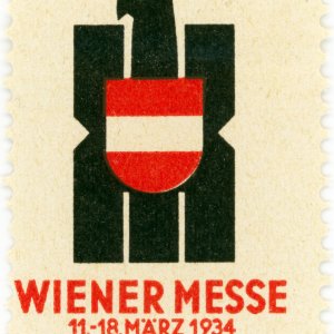 Reklamemarke Wiener Messe März 1934