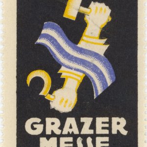 Reklamemarke Grazer Messe 1925