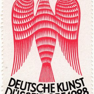 Reklamemarke Deutsche Kunst, Düsseldorf 1928