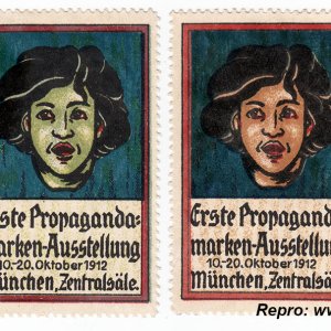 Reklamemarken Propagandamarken-Ausstellung München 1912
