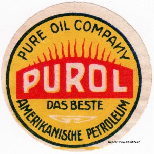 Reklamemarke Purol Petroleum