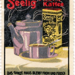 Reklamemarke Seelig's Korn-Kaffee