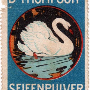 Reklamemarke Dr. Thompson's Seifenpulver