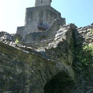 Blick vom Burgvorhof