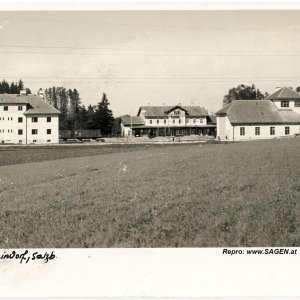 Bahnhof Steindorf bei Straßwalchen um 1940