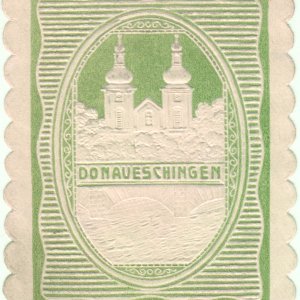 Reklamemarke Donaueschingen