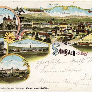 Gruß aus Lambach 1895
