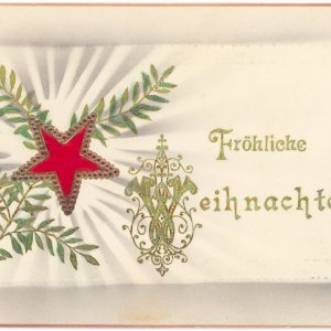 Fröhliche Weihnachten, Postkarte