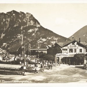 Ebensee Landungsplatz 1928