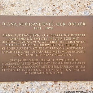 Gedenktafel Diana Budisavljević