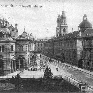 Innsbruck Universitätsstraße um 1910