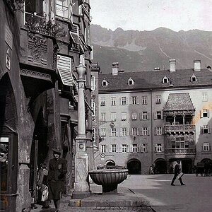 Innsbruck um 1930, Herzog-Friedrich-Straße