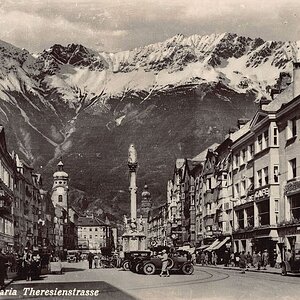 Innsbruck um 1930, Maria-Theresien-Straße