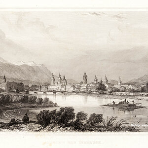 Ansicht von Innsbruck 1810