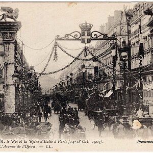 King of Italy in Paris 1903