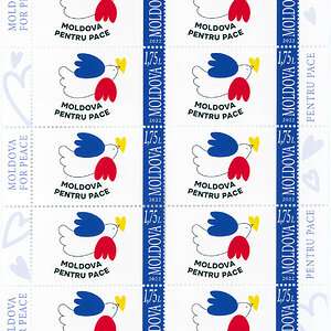 Briefmarke "Moldova pentru pace"