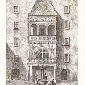 Das Goldene Dach, Stahlstich 1810