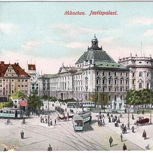 München Justizpalast um 1908