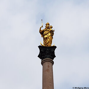 Maria auf der Mariensäule in München