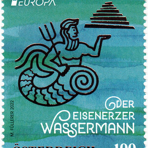 Briefmarke Der Eisenerzer Wassermann