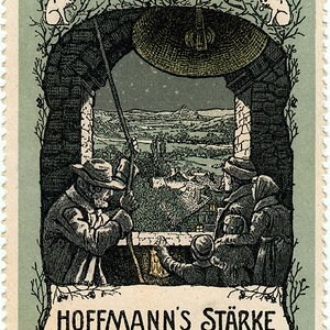 Reklamemarke Hoffmann's Stärke