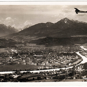 Innsbruck gegen Süden 1925