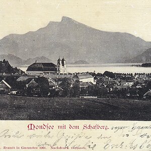 Mondsee mit dem Schafberg